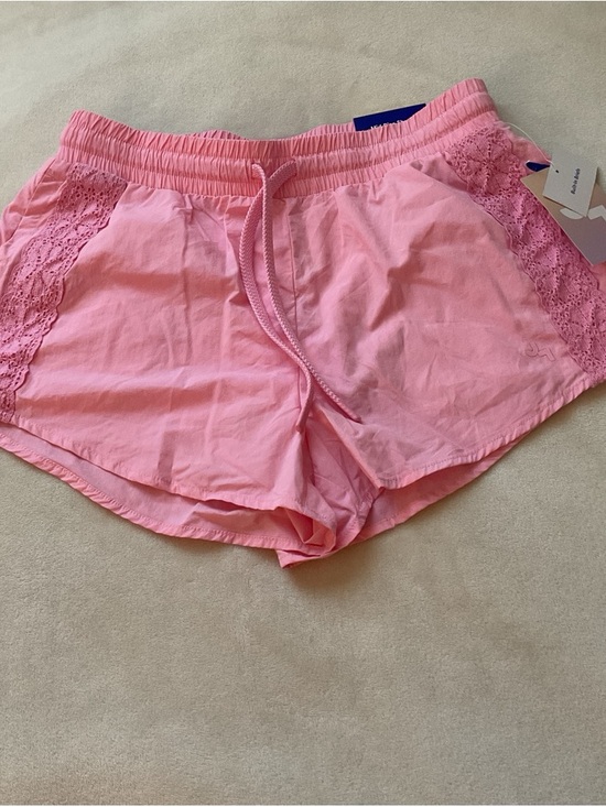 JoyLab Pants - JoyLab Pink Athletic Lounge Shorts with Lace Trim